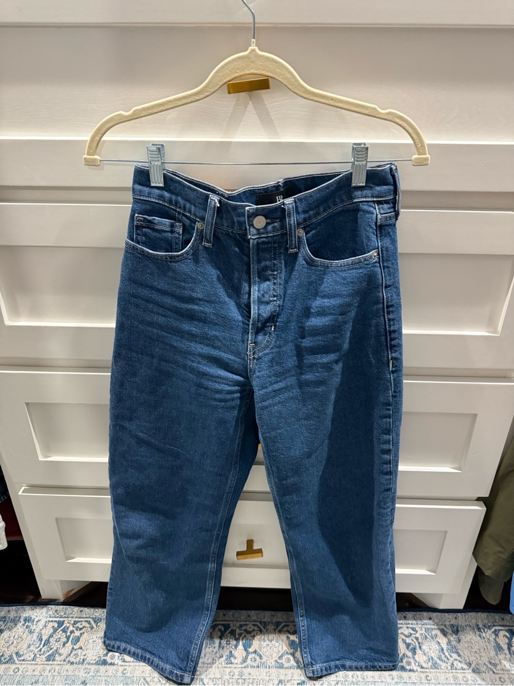 Banana Republic High-Rise Straight Leg Women’s Jeans - Medium Wash